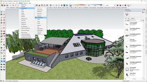 Sketchup  logiciel de architecture 3d