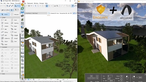 Enscape plugin de Rendu 3D de architecture