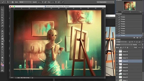 Adobe Photoshop CC logiciel de dessin tatouage