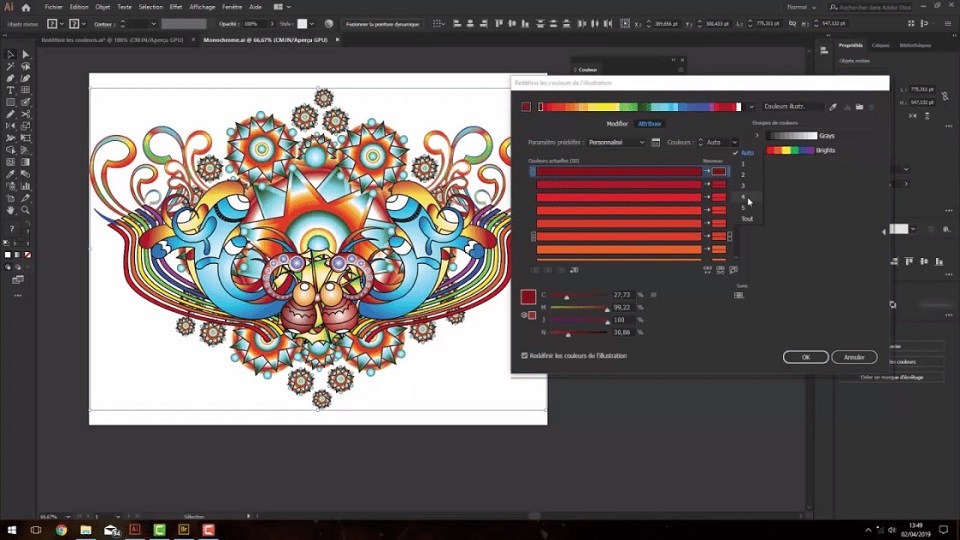 Dessiner sur Adobe Illustrator CC