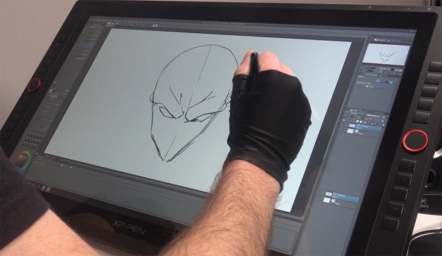 XP-Pen Artist 24 Pro tablette graphique moniteur pour illustration sur paint tool SAI