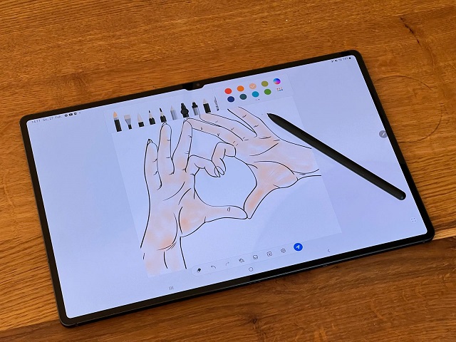 Samsung Galaxy Tab S8 ultra tablette autonome avec stylet pour dessiner