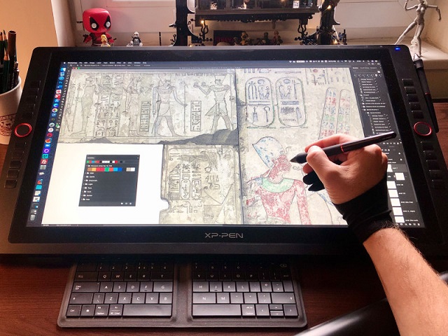 XPPen Artist 24 Pro grand tablette graphique avec écran pour dessiner