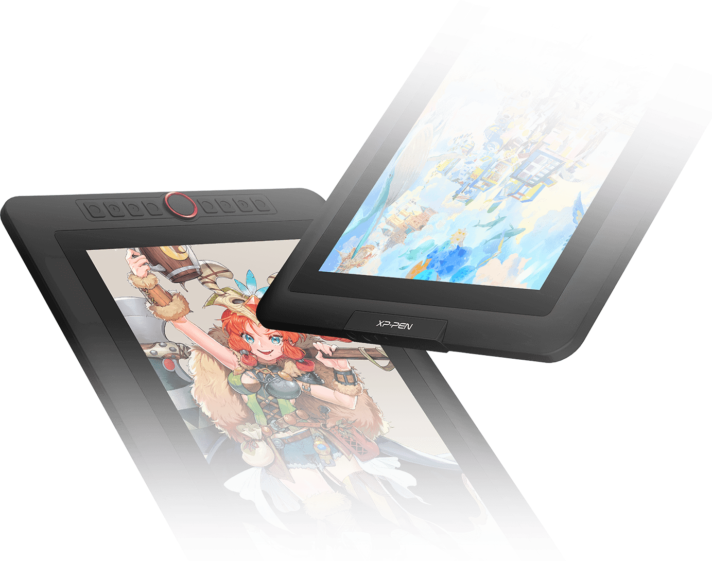  tablette écran XP-Pen Artist 15.6 Pro dispose de 8 touches de raccourci entièrement personnalisables 
