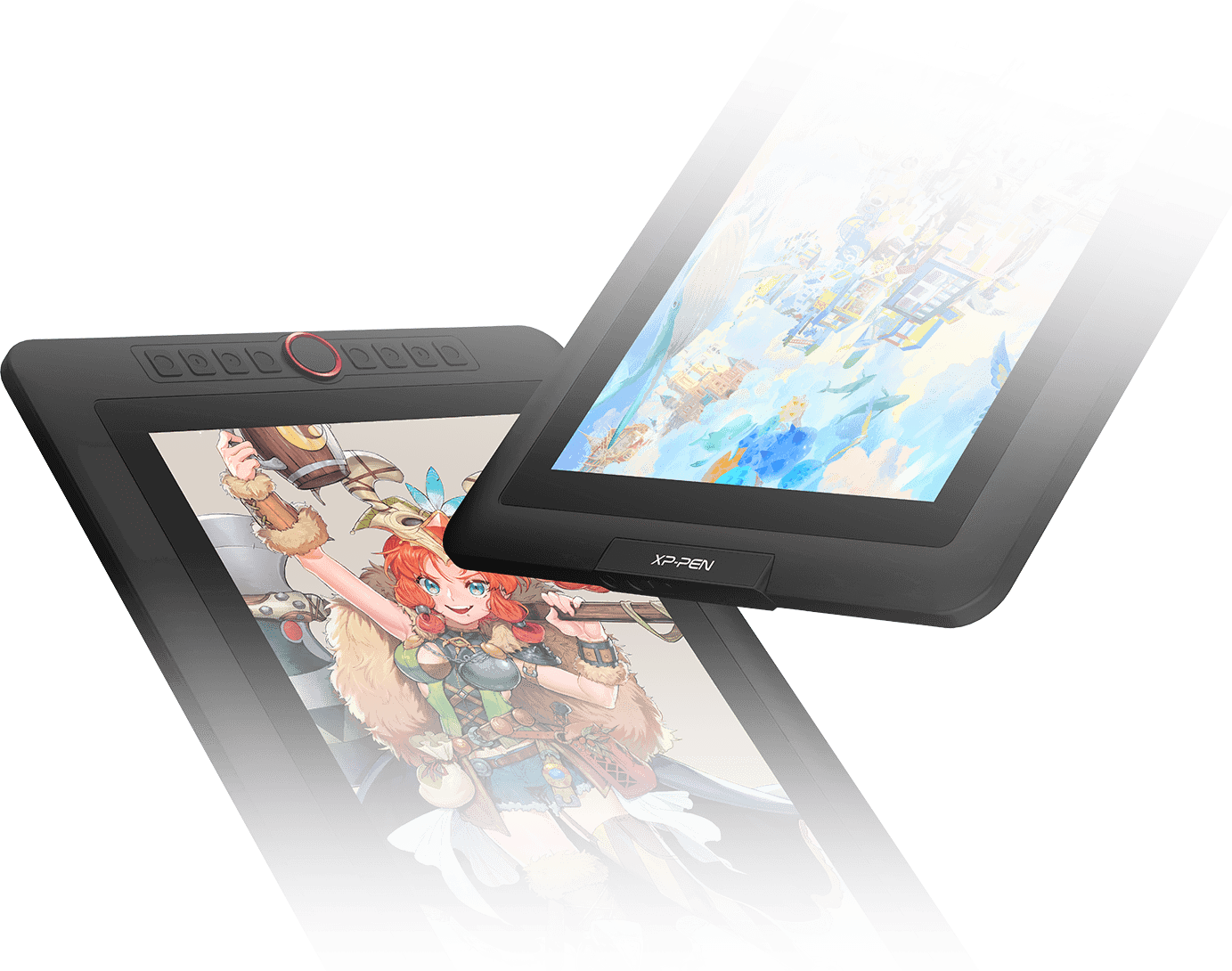 tablette écran XP-Pen Artist 15.6 Pro dispose de 8 touches de raccourci entièrement personnalisables