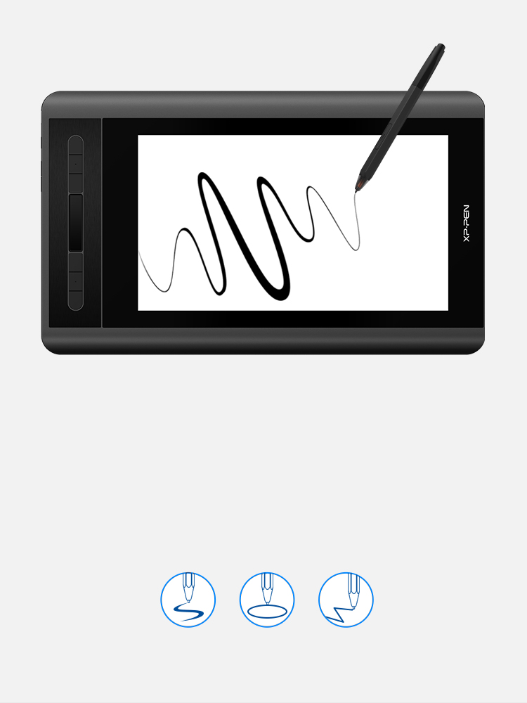 XP-Pen Artist 12 tablette écran avec 8192 niveaux de sensibilité à la pression
