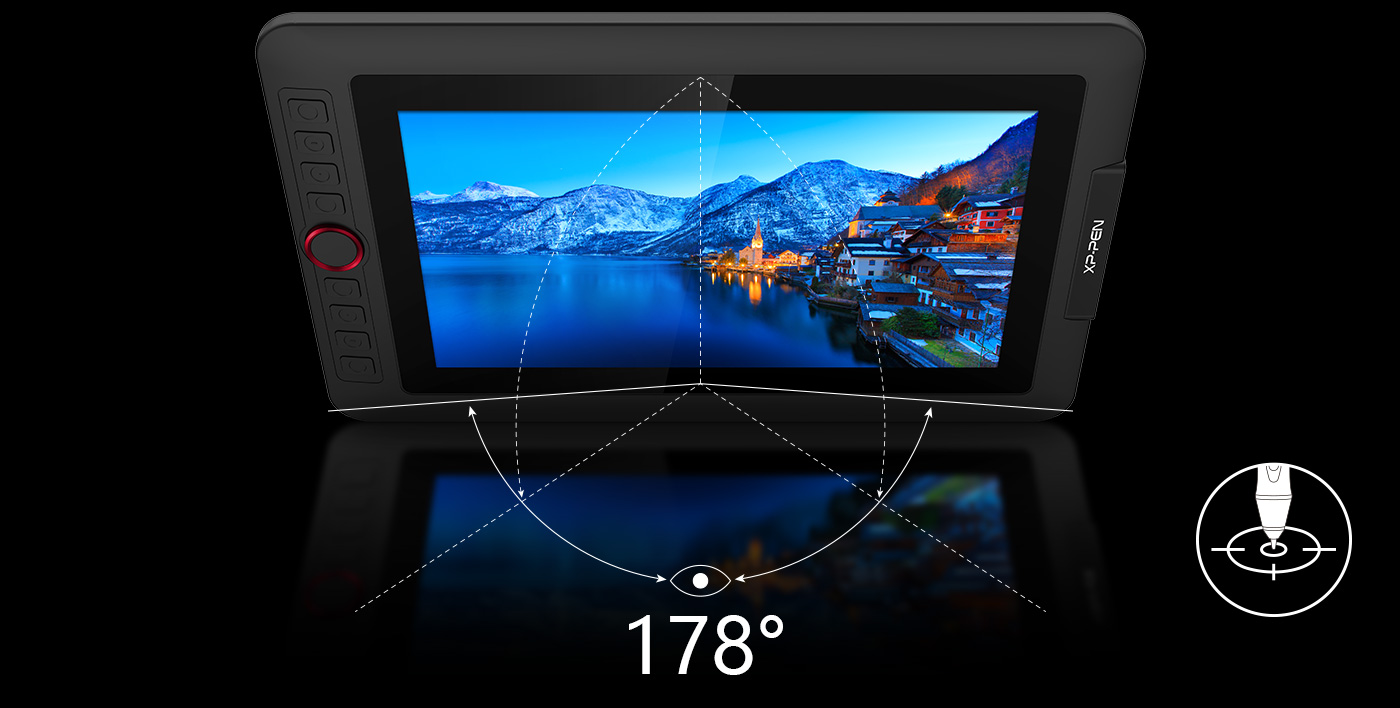 tablette graphique écran XP-Pen Artist 12 Pro Adoptée d'une technologie entièrement laminée