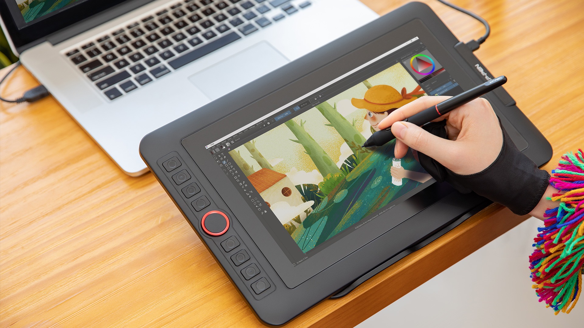 écrire et dessin avec tablette graphique écran XP-Pen Artist 12 Pro