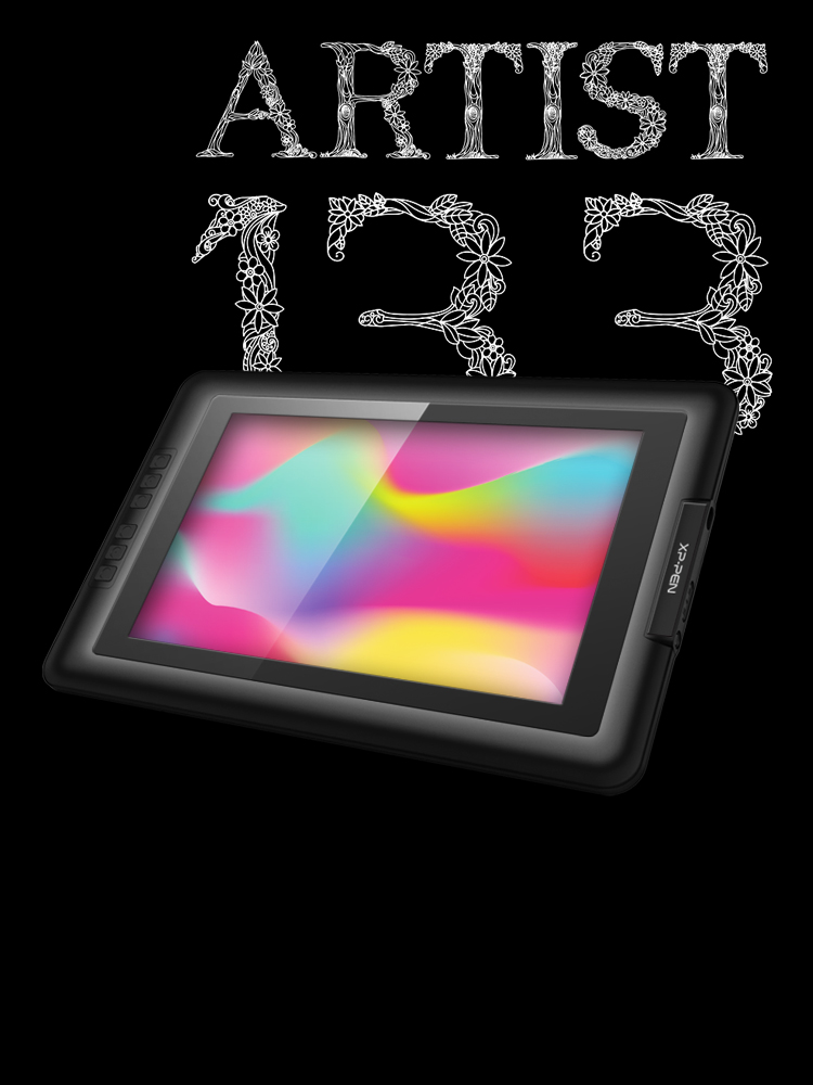 XP-Pen Artist 13.3 V2 tablette avec écran de 13,3 pouces et résolution 1920x1080