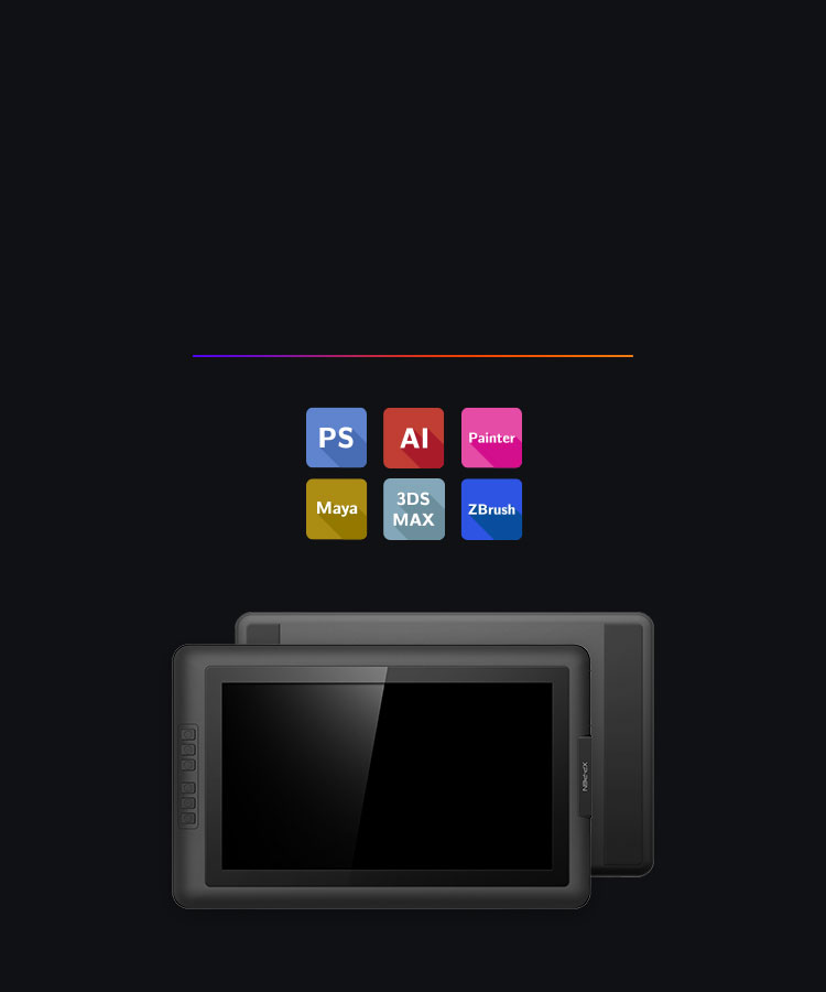 XP-Pen Artist 15.6 tablette Compatible avec Windows Mac OS et logiciels de dessin
