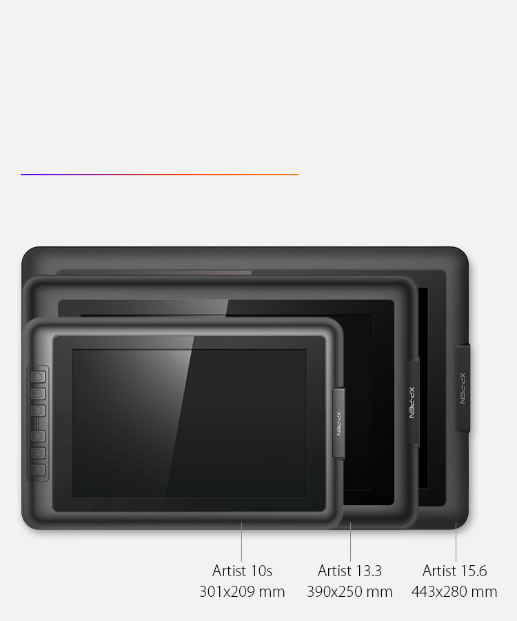 XP-Pen Artist 15.6 Tablette Graphique portable avec écran de 15,6 pouces