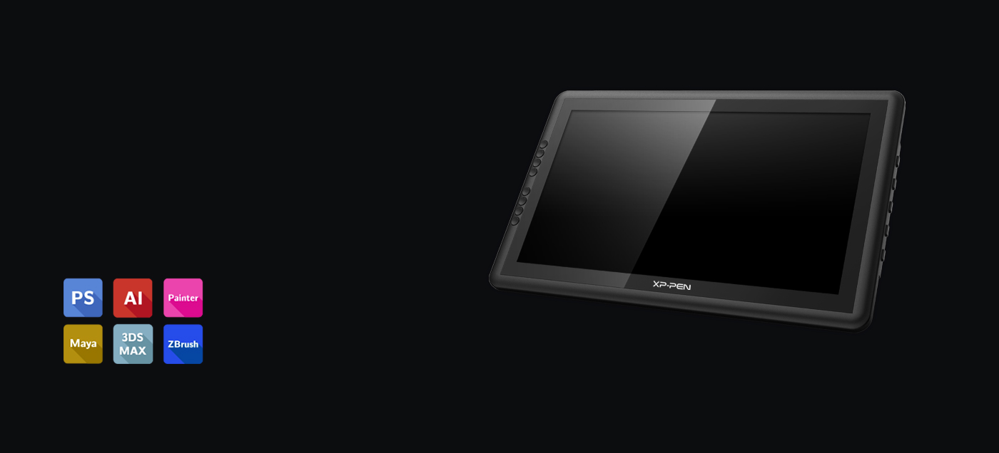 XP-Pen Artist 16 Pro tablette Compatible avec Windows Mac OS et applications de dessin