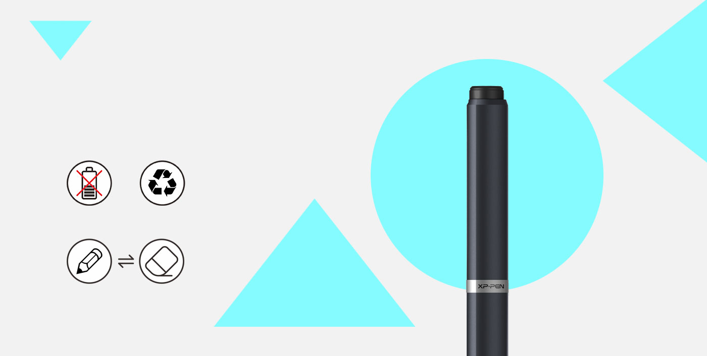 Stylet P03 passif avec Technologie électromagnétique écologique