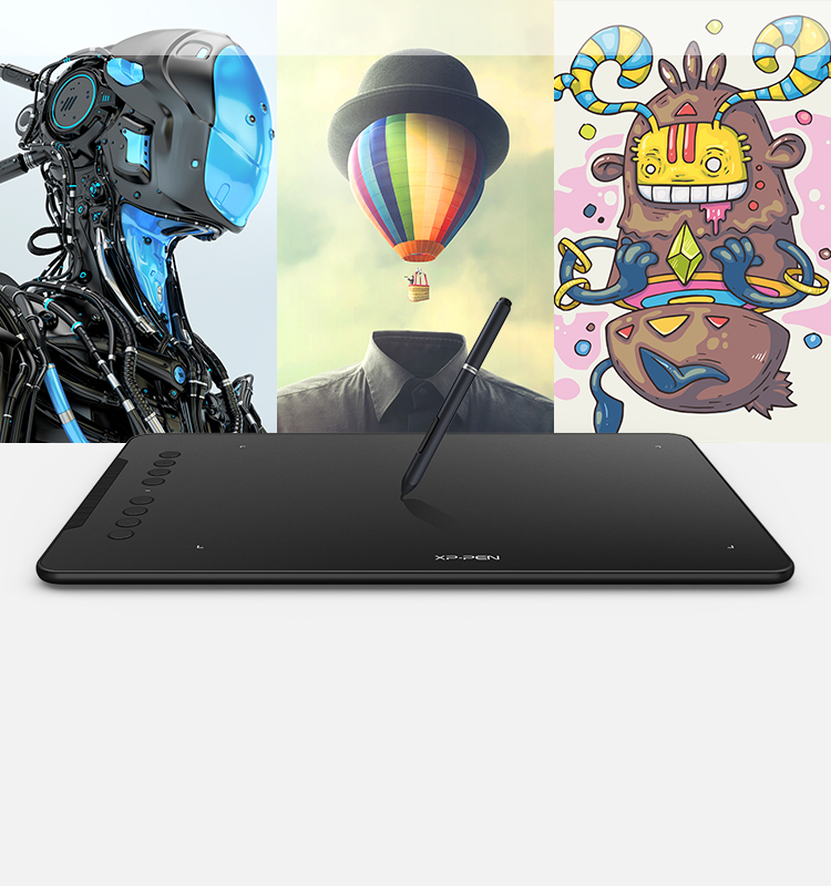 XP-Pen Deco 01 tablette utilisées pour illustration , animation et photographie