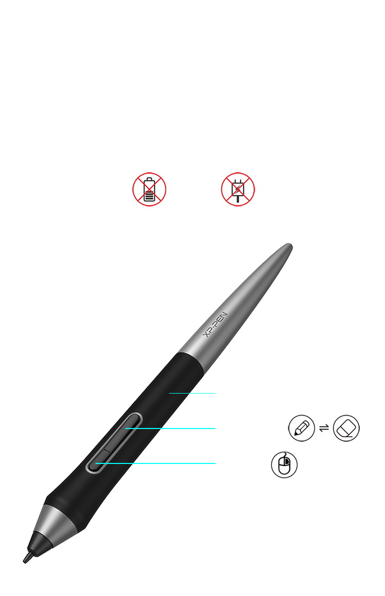 stylet PA1 fonctionne sans pile