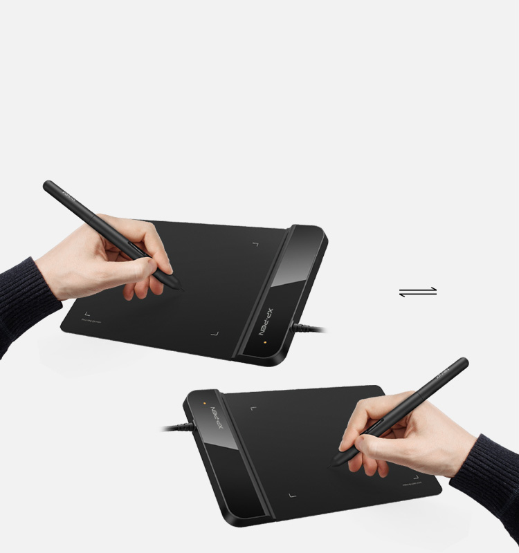 XP-Pen Star G430S Tablette Graphique est faite pour gauchers ou droitiers