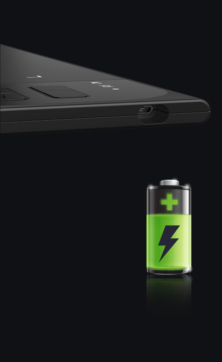 Batterie au lithium interne dans la Tablette Graphique Star 06 Rechargement rapide