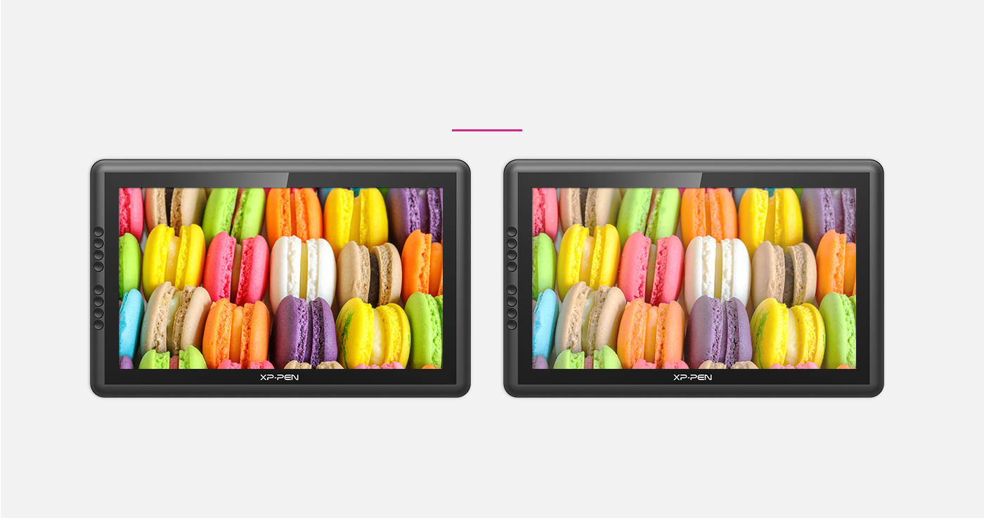 XP-Pen Artist 16 pro Dessin tablette écran avec gamut de couleur Adobe RGB à 92%