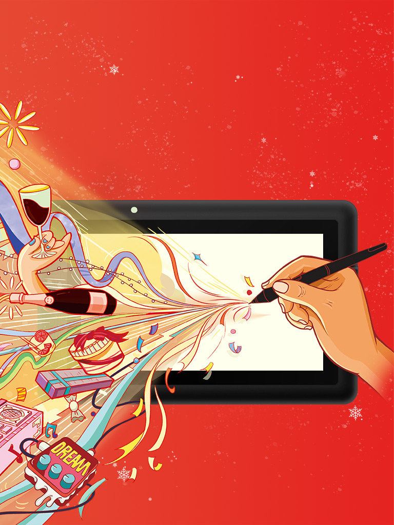  tablette graphique dessin avec écran XP-Pen Artist 13.3 Pro Édition Holiday